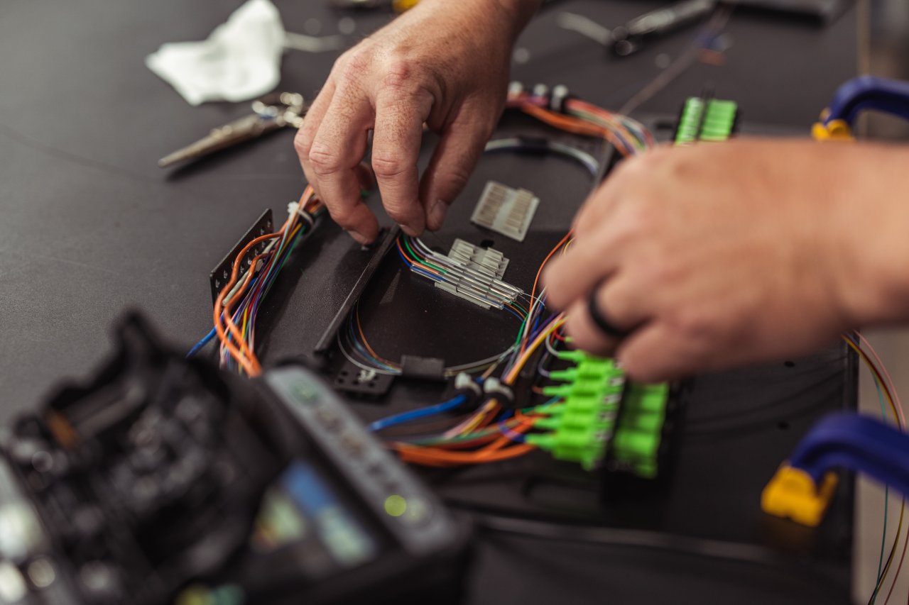 Fiber Optic Splicing.