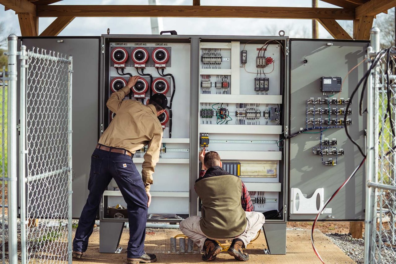 Timpson Unit used for High Voltage Training on Campus.